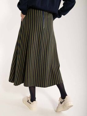 Navy blue corduroy skirt xl